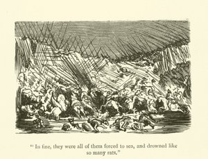 Illustration pour les œuvres de Rabelais - Gustave after Dore